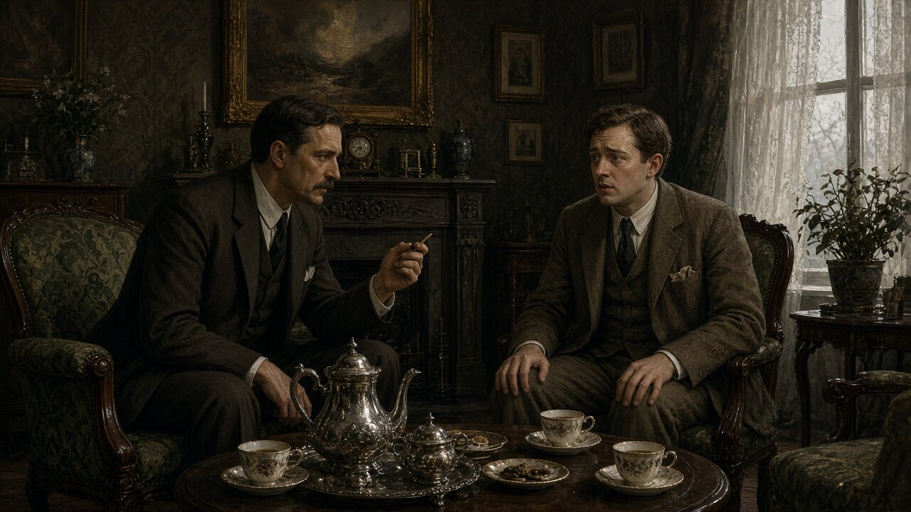 An investigator interviewing a nervous witness